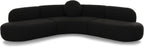 Tov Furniture Broohah Black Boucle Sectional