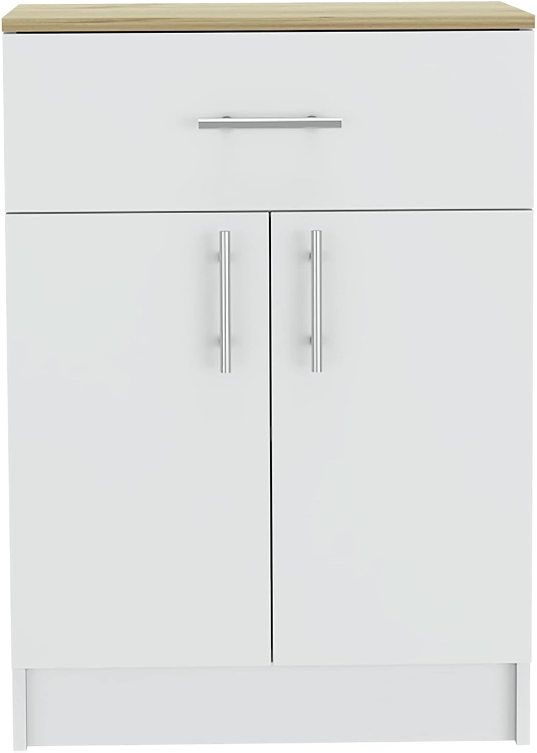 Pantry Cabinet,One Drawer,One Double Door Cabinet with Two Shelves,for Kitchen,Dining Room