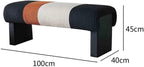 Modern Bed end Bench Bedroom Living Room Dressing Shoe Changing Entryway(XS)