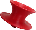 360° Swivel Gyro Chair,Relaxing Sense Sports Equipment,Ergonomics Rotating Spun Recliner,Indoor Spinner Seat for Backyard Playground(Red,49x65x45cm)