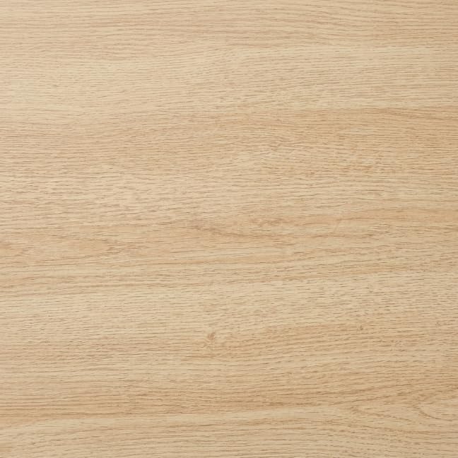 47.2" Modern Dining Table for 2-4 People, Rectangular Kitchen Table with Wood Grain Tabletop and Metal Legs, Mid Century Scandinavian Dining Room Table for Apartment, Kitchen, Natural Oak