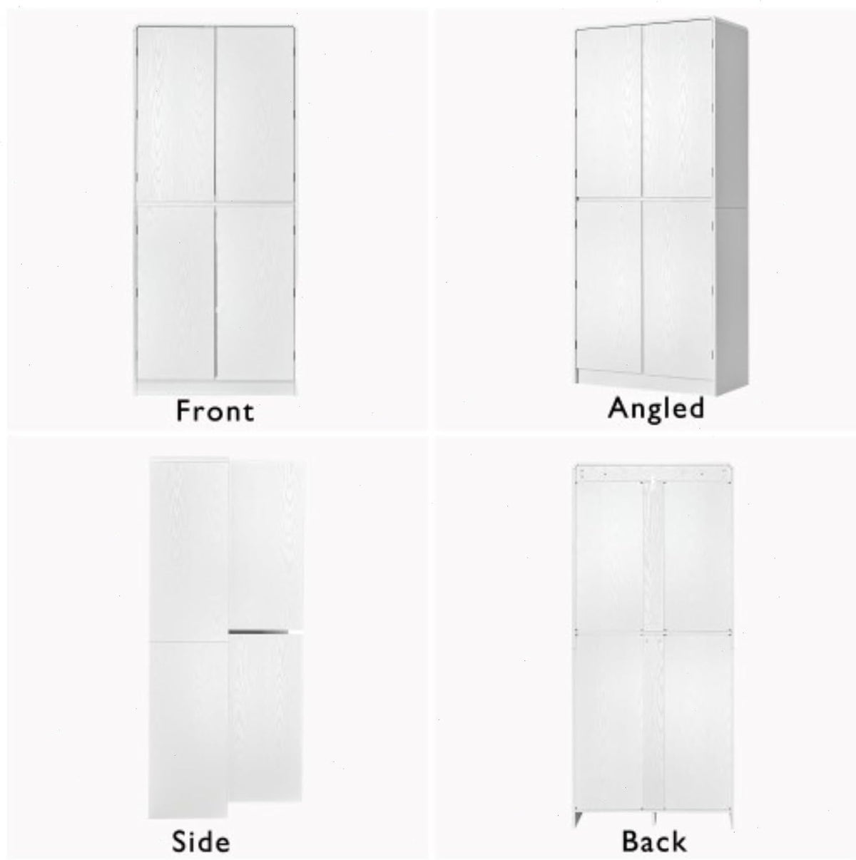 72" Kitchen Pantry Storage Cabinet with Doors and Shelves, Wood Farmhouse Pantry Storage with Barn Doors for Kitchen, Dining Room, Living Room