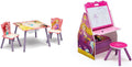 Delta Children Kids Table and Chair Set with Storage (2 Chairs Included) - Ideal for Arts & Crafts & Kids Easel and Play Station – Ideal for Arts & Crafts