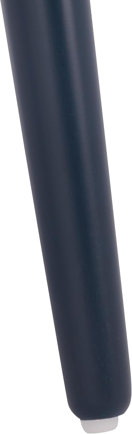 SAFAVIEH Furniture - Blanchard Side Chair Set of 2 - Navy - Solid Wood - Farmhouse Spindle - Ideal for Dining Room, Kitchen, Living Room, 18" Seat Height (AMH8512Q-SET2)