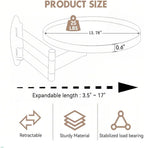 13.78 Inch Retractable Wall-Mounted Folding Table RV Folding Table | With an extendable arm, multi-angle adjustability, and a space-saving design, it makes an excellent gift.