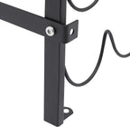 10-Tier Wine Rack for 100 Bottles - Black Metal Wine Bottle Holder Stand with Horizontal Storage, Easy Assembly, and Elegant French Quarter Design for Home, Bar, and Cellar Display
