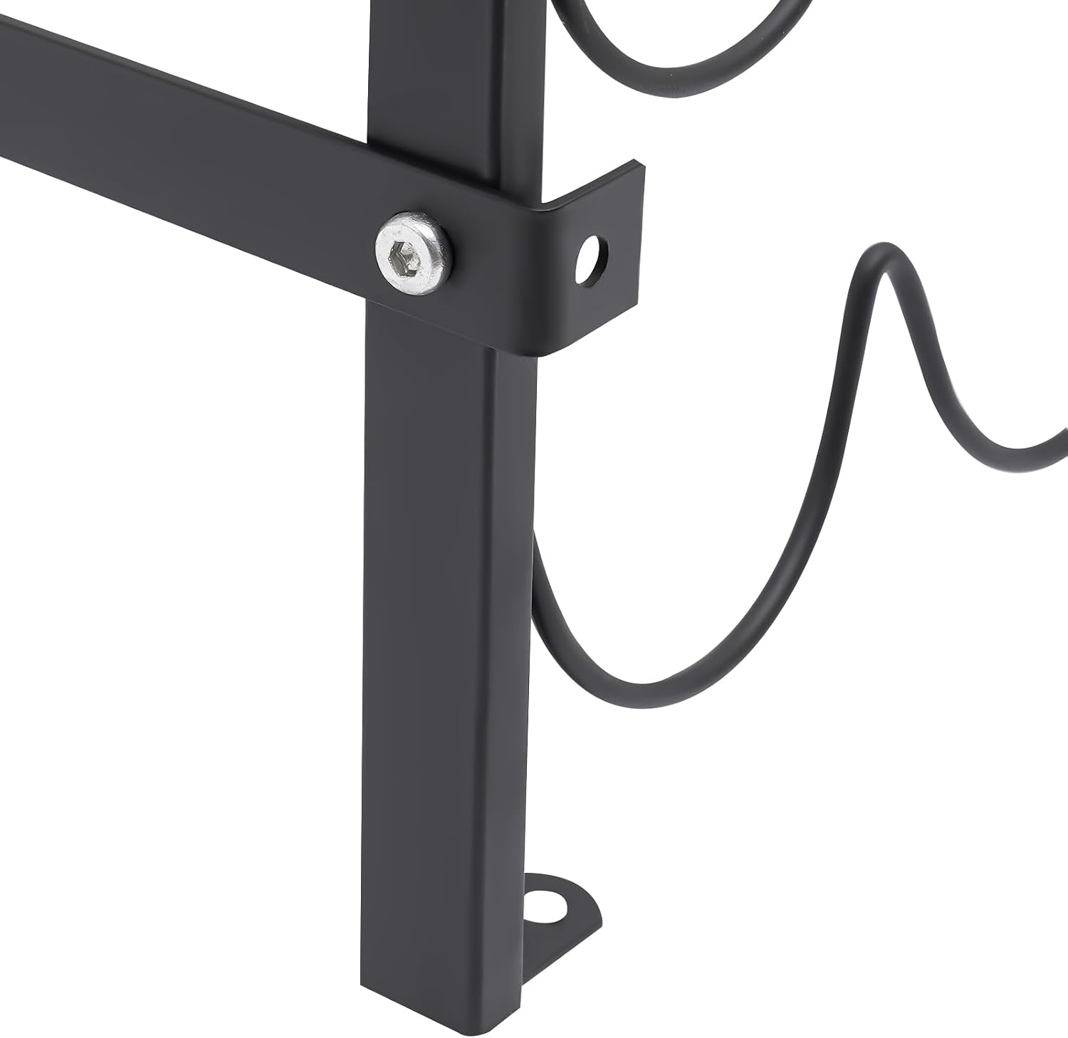 10-Tier Wine Rack for 100 Bottles - Black Metal Wine Bottle Holder Stand with Horizontal Storage, Easy Assembly, and Elegant French Quarter Design for Home, Bar, and Cellar Display