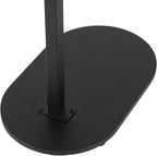 TOPINCN Small C-Shaped Side Table, Black, 40 x 22 x 32.2 Inches, Modern End Table for Living Room, Bedroom