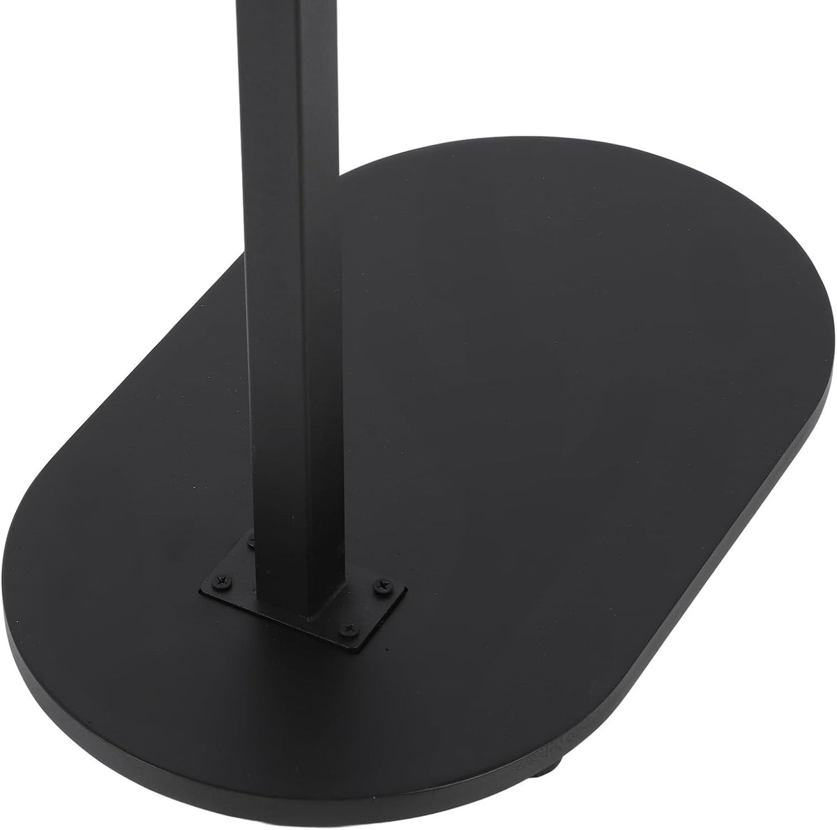 TOPINCN Small C-Shaped Side Table, Black, 40 x 22 x 32.2 Inches, Modern End Table for Living Room, Bedroom