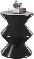 3 Layers Small Night Stand for Couch, Sofa, Modern Side Table Round End Table Sofa Stool Pedestal End Table for Living Room (Black)