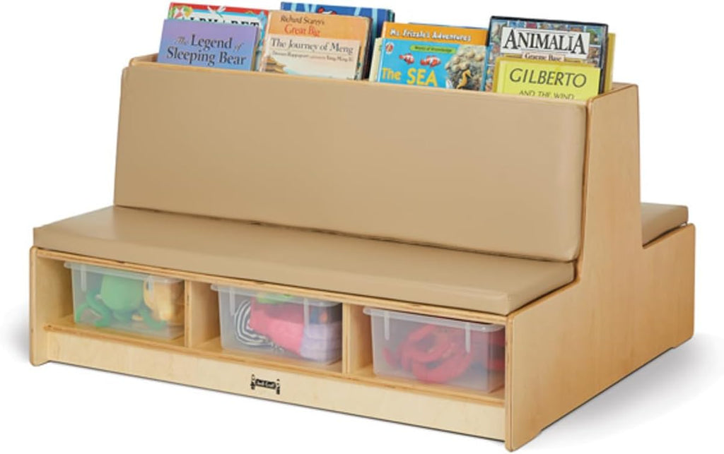Jonti-Craft 37430JC Read-a-Round Couch, Wheat