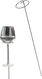 Yard Wine Glass Holder – Garden Beverage Stakes Champagne, Cup, Campers Entertainers, Backyard Beach Camping Picnic Park | Campers Entertainers Backyard Beach Camping Picnic Park Courtyard Lawn Patio