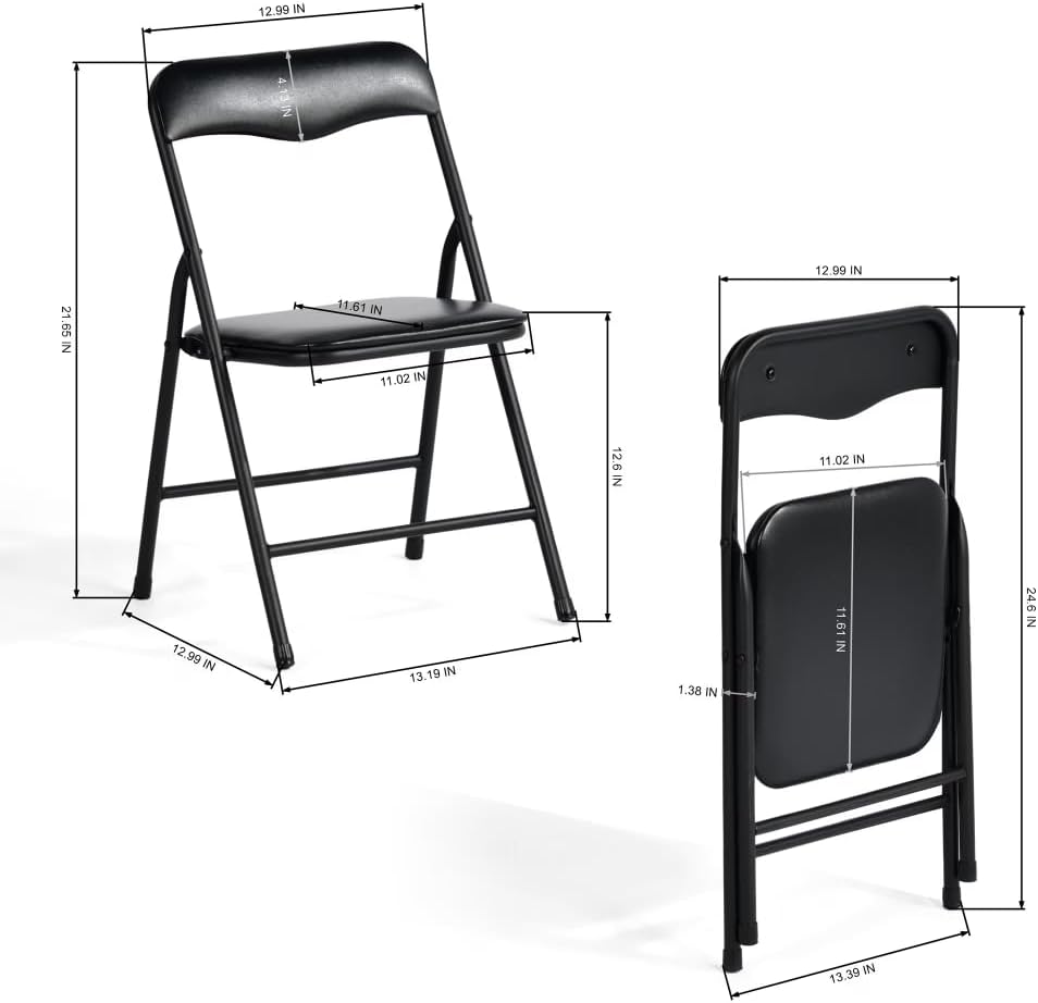 Kids 5-Piece Folding Activity Table and Chair Set Black | (Shipment from Walmart) Kids 5-Piece Folding Activity Table and Chair Set for Home Daycare Playroom, White
