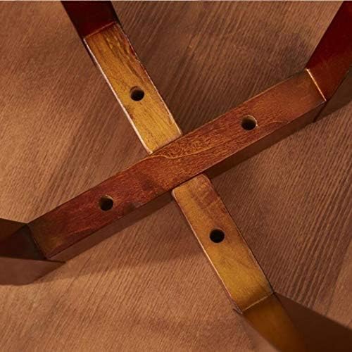 Telephone Table, Round Side Table,Sofa Coffee Table,American Wood Solid End Table,Telephone Side Table(Light Walnut-19.68 * 19.68 * 23.62in