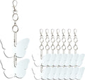 Keep Birds Away Mirror Disc, Hanging Reflectors to Scare Birds Away from Your House and Garden, 16 Butterfly Discs