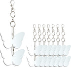 Keep Birds Away Mirror Disc, Hanging Reflectors to Scare Birds Away from Your House and Garden, 16 Butterfly Discs