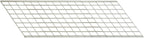 Global Industrial 1/4" Thick Wire Mesh Deck Panel, 96"Wx24"D, (2) Pieces of 48"W x 24"D Decks