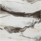 Signature Design by Ashley Jazmore Contemporary Counter Height Dining Table with Faux Marble Pattern, Dark Brown & Beige