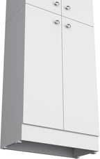 Pantry Cabinet Coahoma, Kitchen, White