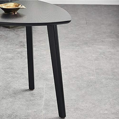 Telephone Table, Modern Triangular Sofa Side Table,Living Room Telephone Table,Ash Side/Accent Table -3 Legs (Color:Black,Size:17.5119.68in)