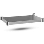 DuraSteel Galvanized Under Shelf for Work Tables - Extra Adjustable Lower Shelf for 24" x 48" Stainless Steel and Wooden Worktables - Fits for use in Restaurant, Warehouse, Home, Kitchen, Garage