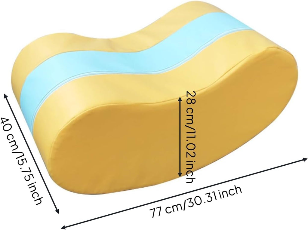Rocking Boat Soft Rocker Cushioned for Kindergarten