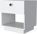 1-Drawer Nightstand,Single Door Cabinet,for Small Spaces