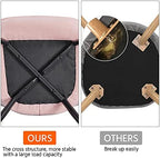 Yaheetech Accent Chair, Upholstered Armchair with Metal Legs, Pink | Linen Fabric Reading Chair, Modern and Elegant Side Chair for Living Room Bedroom Office Vanity Lounge Waiting Room