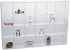 SAFE Rock Display Case-Acrylic Glass Curio w/24 Compartments