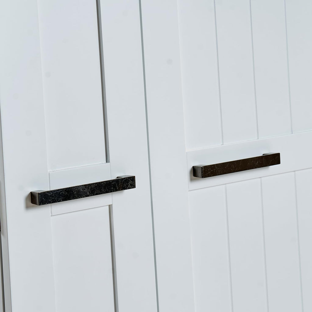 47" Tall Kitchen Pantry Cabinet,Freestanding Kitchen Pantry Storage Cabinet with Doors and Adjustable Shelves for Dining Room and Craft Room