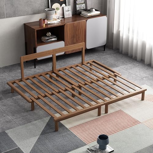 Lartis 78.7" Sofa Bed, Sleeper Pull Out Couch, Modern Couch Convertible Modern Futon for Living Room/Apartment/Bedroom, Modular Design Sofa,Full Solid Wood Frame