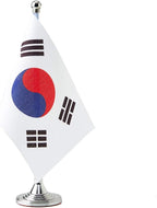 South Korea Flag South Korean Flags, Small Mini South Korean Desk Flag, Used for Table Office Classroom Home Patriotic Events Decorations