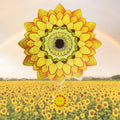 Sunflower Wind Spinner-3D Metal Hanging Wind Spinners, Perfect Ornament Gifts for Women/Men, 12 Inch Spinfinity Wind Spinner for Outdoor & Indoor Decorations, Yard Art, Garden Decoration