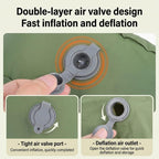 Inflatable Stool Camping Seat Foldable Sofa Leg Pads Cushion for Outdoor Hiking Travel Home Office Use Lightweight Durable Portable Navy