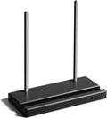KAZAKA Tabletop Vinyl Record Holder - Display Now Playing, Holds Any Size Record - Doubles, Triple Gatefolds, Box-Sets (Black)