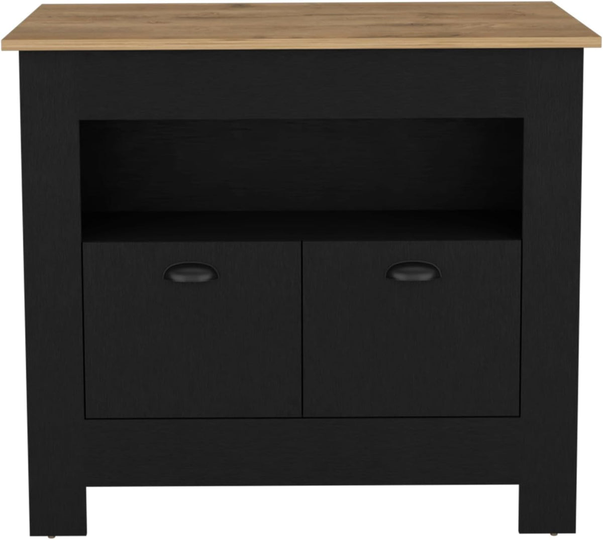 Kitchen Island Two Door Cabinet and Shelf with Multicolor | Ample storage with two doors and shelf for kitchen organization