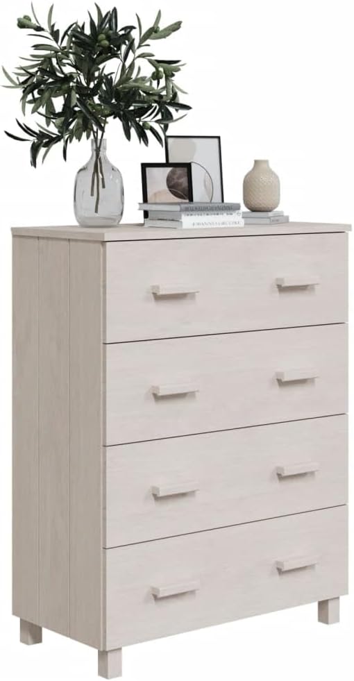 Modern White Sideboard with Smooth Sliding Doors, Solid Pinewood and MDF Construction for Living Room Dining Area Storage, Spacious Cabinet with Clean Lines and Durable