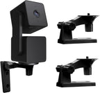2 Pack Adjustable Wall Mount Compatible with Wyze Cam Pan V3/V4, Black | 180 Degree Swivel Adjustable Mount Camera Wall/Ceiling Indoor/Outdoor Mounting Bracket for Blink Mini Pan-Tilt Camera