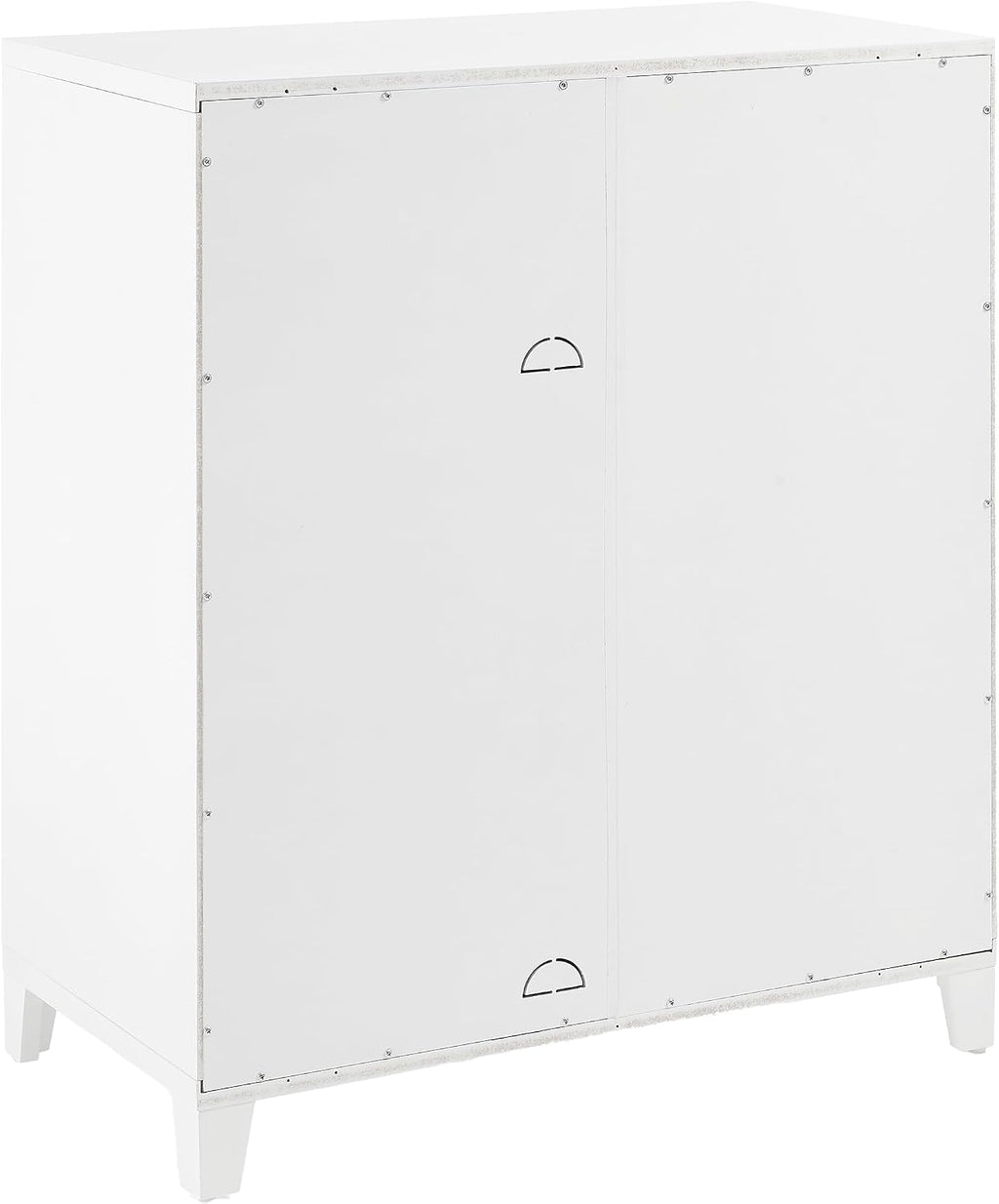 Crosley Furniture Roarke Stackable Kitchen Pantry Storage Cabinet with Doors and Shelves, Accents Cabinets, White