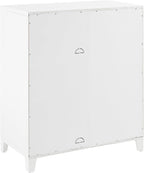 Crosley Furniture Roarke Stackable Kitchen Pantry Storage Cabinet with Doors and Shelves, Accents Cabinets, White