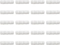 FDXGYH 20 Pcs Greenhouse Film Clamps ABS Snap ClampTube Clip Garden Buildings Tube Clip for 1/2" PVC Pipe（White）