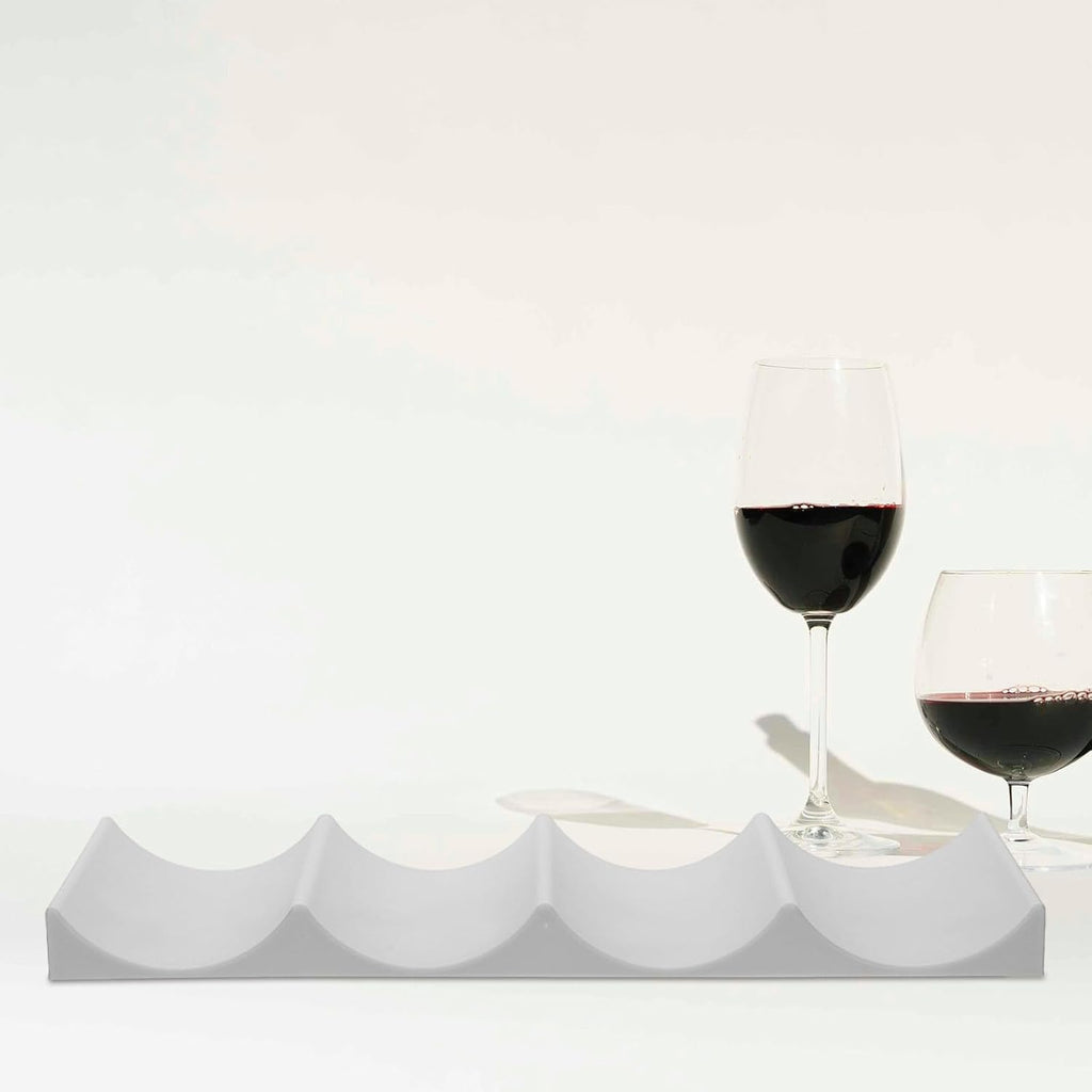 POPETPOP 2pcs Wine Bottle Holder for Refrigerator and Cabinet, Space Saving Drink Organizer with Easy Installation, Stylish Pp Material Rack for Kitchen, Pantry, and Fridge Storage