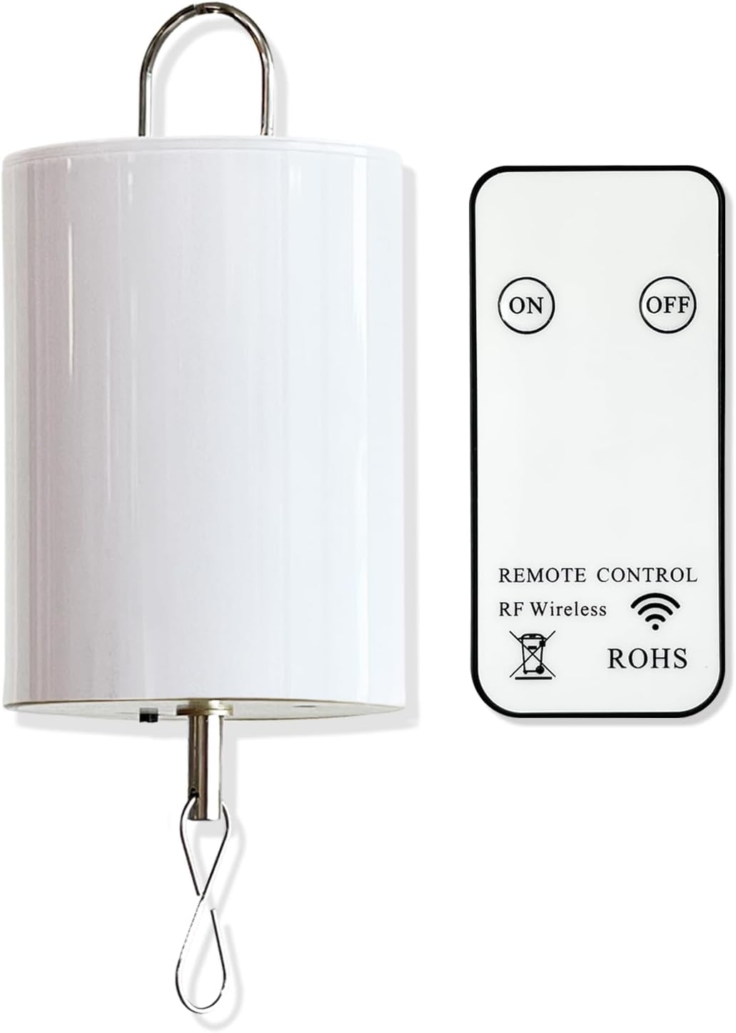 FONMY Hanging Display Motor 10 RPM Low Speed with Remote for Wind Spinner Ornament Hanging Decor Baby Crib Mobile Battery Operated Motor