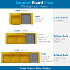 Meliusly Couch Cushion Support Board for Sagging Sofa Cushions (24x72) | Deep Seat Support Under Cushions - Heavy Duty Wood Board for Loveseat & Sectional, for Sagging Couch and Sofa Seats