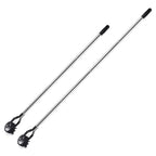 Edger Lawn Tool 53.2 Inch Manual Grass Edger with 3 Sections Stainless Steel Handle and Wheel, Rotary Garden Edging Tool for Landscaping, Sidewalk, Yard