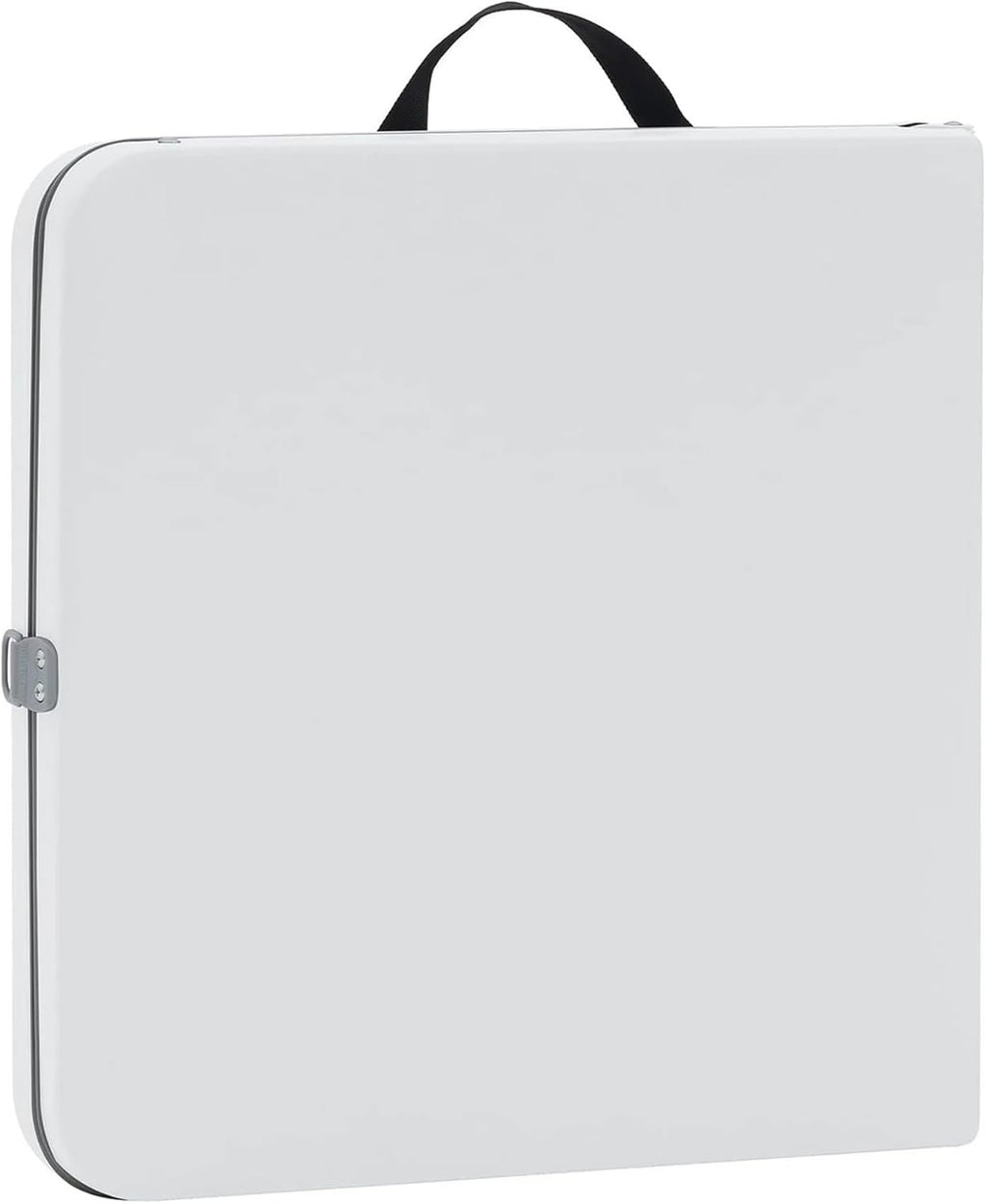 40" L x 20" W Plastic Adjustable Height Fold-in-Half Folding Table, White