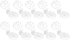 100pcs Shade Cloth Plastic Clips Heavy Duty Lock Grip, Bird Proof Shade Cloth Sunshade Clips for Outdoor Garden Greenhouse (White)