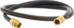 Giraffe Tools Leader Hose 5/8" x 4ft, Custom Length, No Kink, Flexible, Leakproof Water Hose, Male Female Fittings, 600 Burst PSI, 4ft, Black Orange