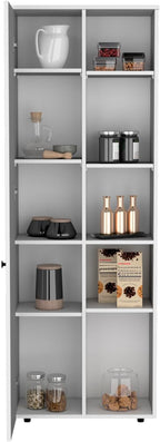 Multistorage Kitchen Pantry Lane: Modern White Kitchen Storage, Adjustable Shelves
