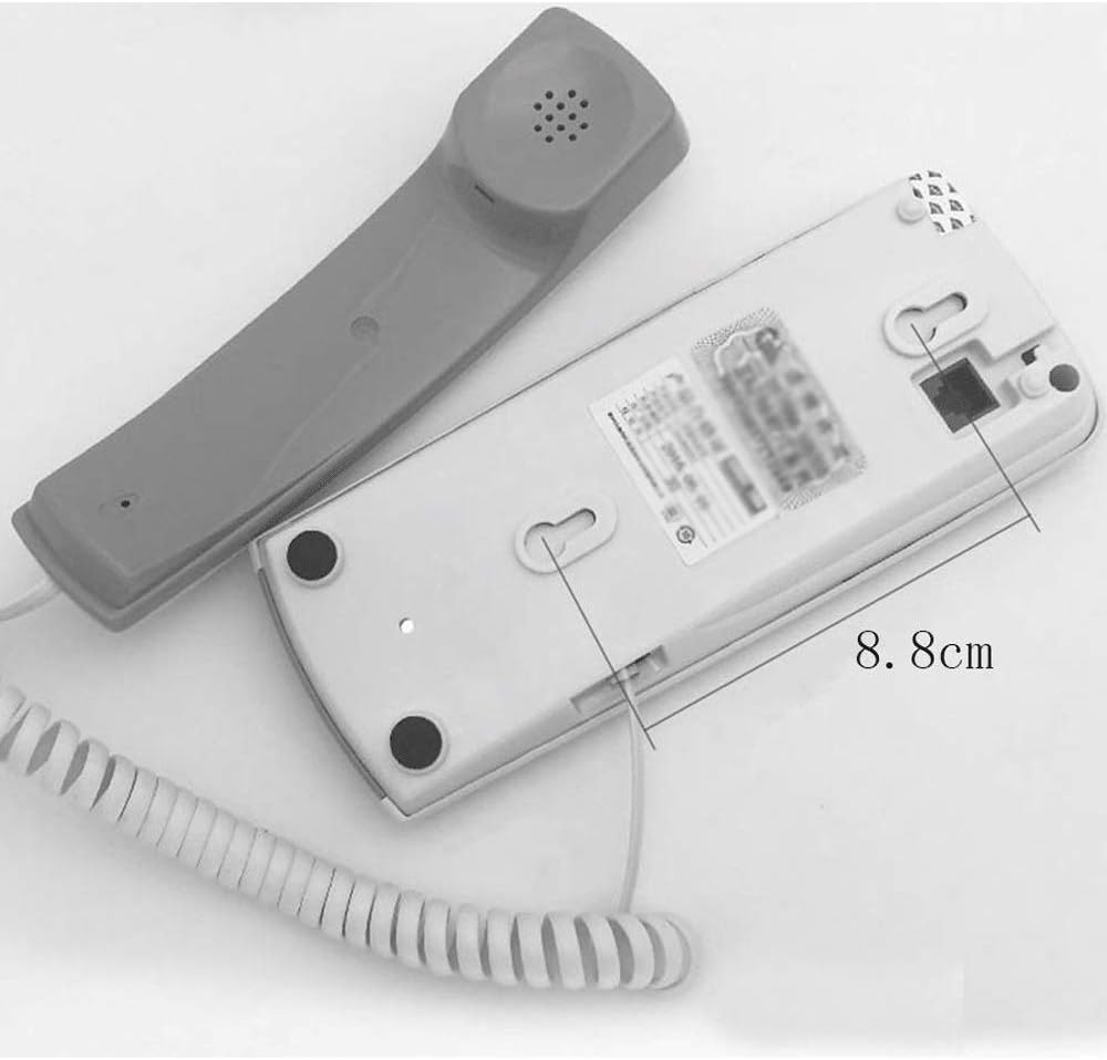 Telephone Ringtone Size Adjustment Wall Hanging Table Small Fixed Telephone (Color : C) (A)